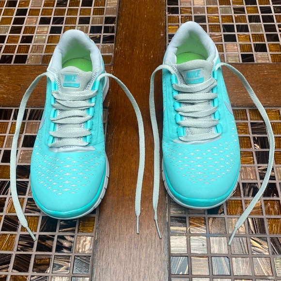 Nike Free Run 3.0 V-4 Tiffany Blue Tropical - Picture 5 of 11